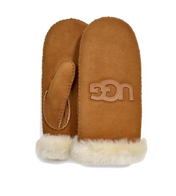 UGG Sheepskin Logo Mitten 