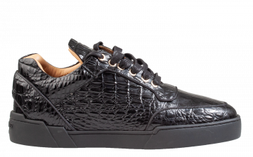 Benjamin Berner BNJ Alligator Black Sneaker