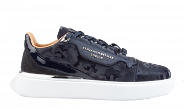 Benjamin Berner Raphael Reflective Camouflage Navy/Navy Sneaker