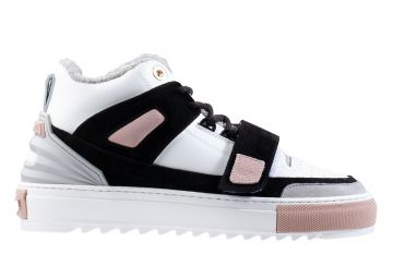 Mason Garments Firenze 19E Mid Suola Colorata Grey Sneaker