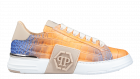 Philipp Plein Lo-Top Dark Blue/Orange Sneaker